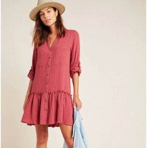 Anthropologie First Monday Emma Utility Gauze Dress